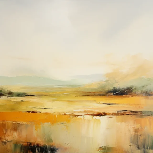 Abstrakte Arbeit „Weite Landschaft“